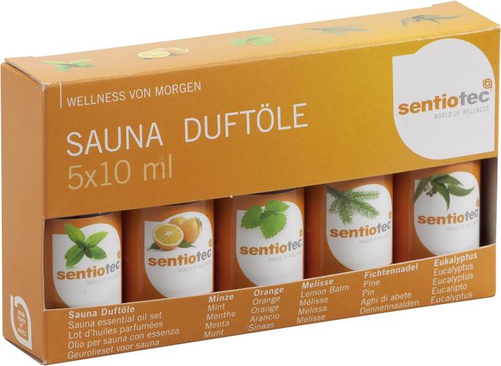 Produktbild Sentiotec Saunadüfte 5er Set