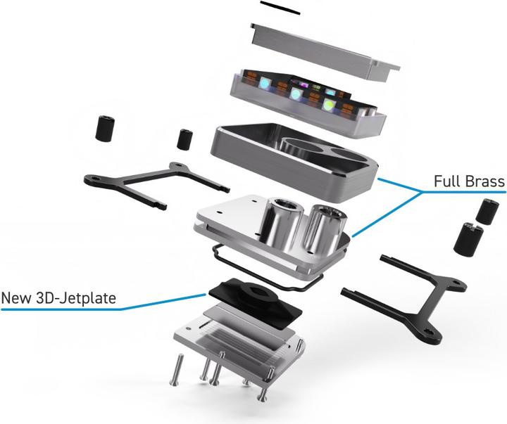 Actual product image Alphacool Core 1 Aurora