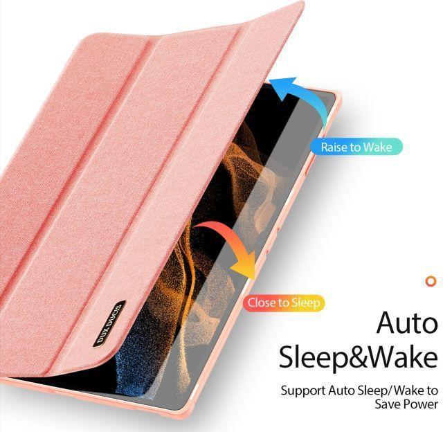 Actual product image Dux Ducis Galaxy Tab S9 Ultra - Domo Case pink (Galaxy Tab S9 Ultra, Galaxy Tab S8 Ultra)