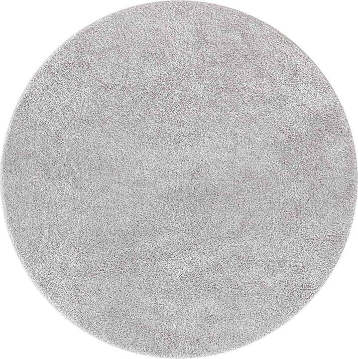 Produktbild VidaXL Kuscheliger Teppich mit Latexboden Grau ø160 cm (160 x 160 cm)