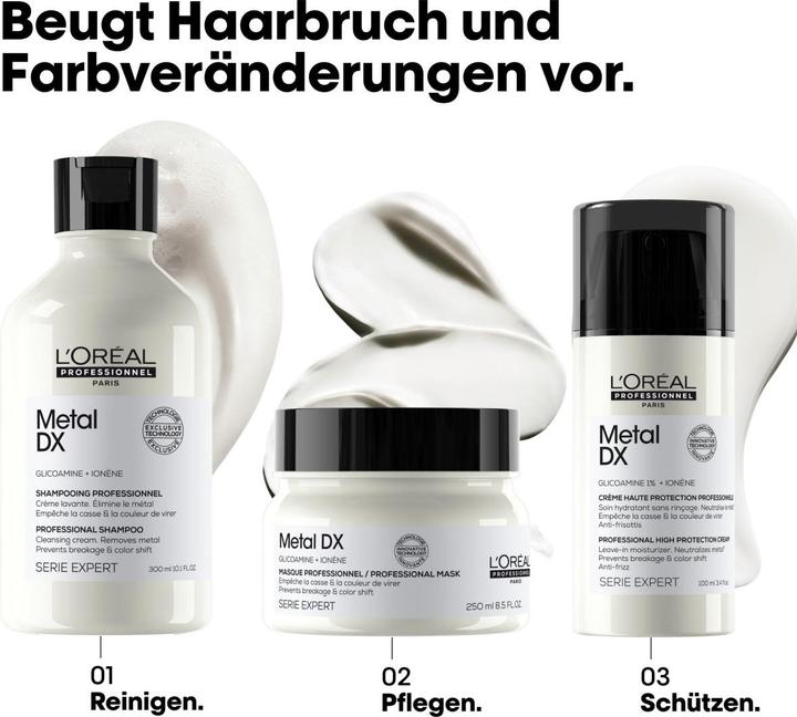 Image du produit L'Oréal Professionnel Crème haute protection Metal DX (Pâte capillaire, 100 ml)