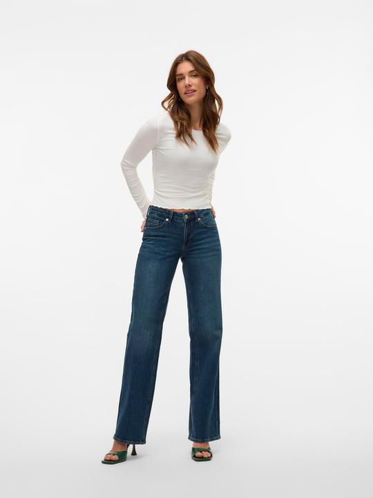 Actual product image Vero Moda VMVANESSA Niedrige Taille Weiter Beinschnitt Jeans Weit geschnitten (W31/L32)