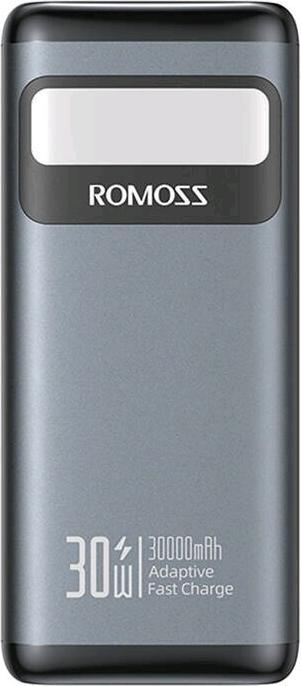 Produktbild Romoss Powerbank PMT30 30000mAh 30W (black) (30000 mAh, 30 W, 111 Wh)