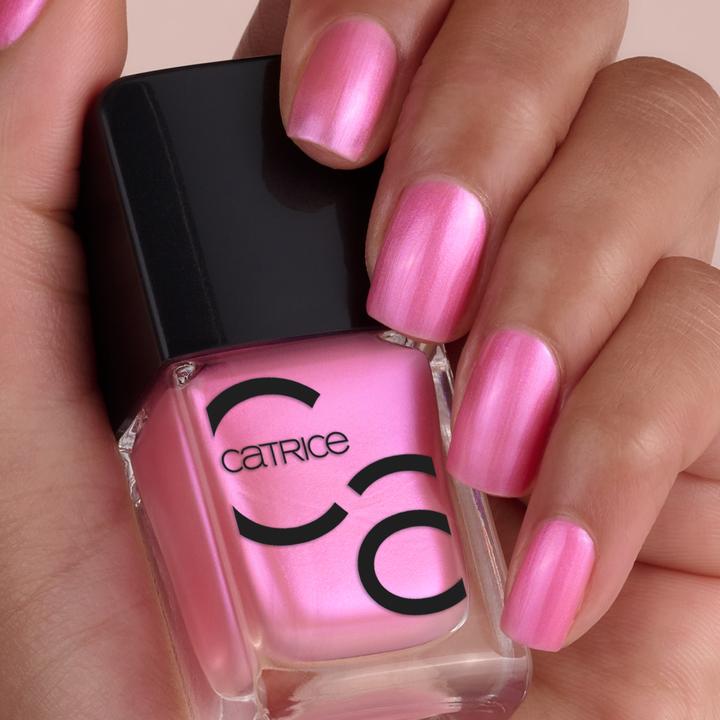 Actual product image Catrice ICONAILS Gel Lacquer (163 Pink Matters, Gel-Effect Nail Polish)