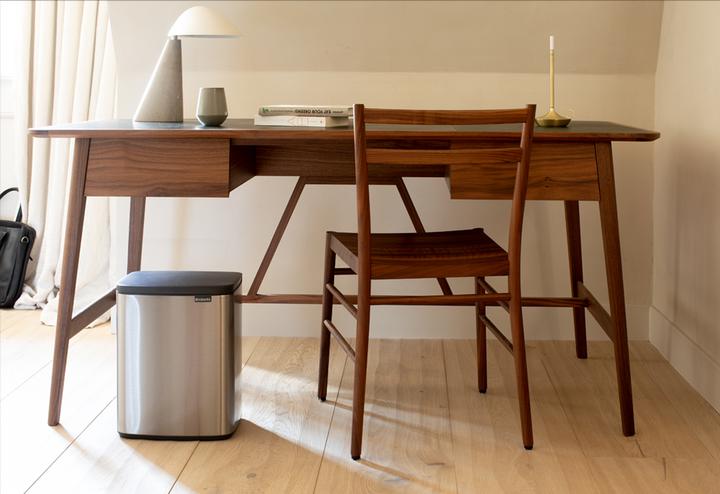 Produktbild Brabantia Bo Prullenbak - 12 l - Matt Steel Fingerprint Proof (12 l)