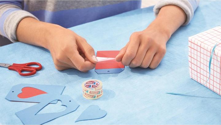 Actual product image tesa Adhesive tape transparent scotch tape (15 mm)