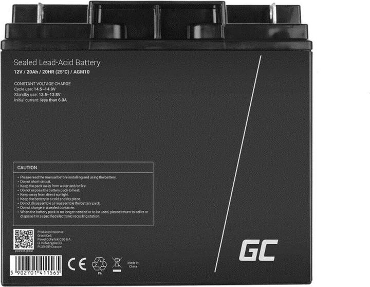 Actual product image GreenCell AGM10 (12 V, 20 Ah)