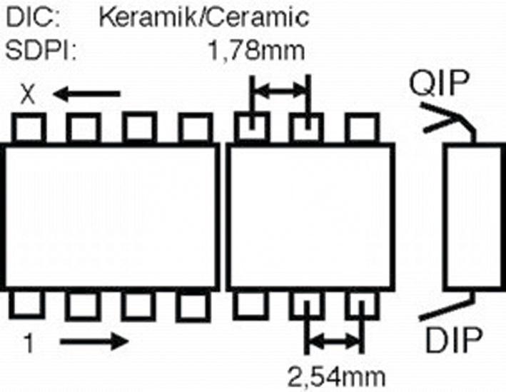 Actual product image Velleman OPTO ISOLATOR WITH TRANSISTOR OUTPUT Vdc=3550V / CTR=>100