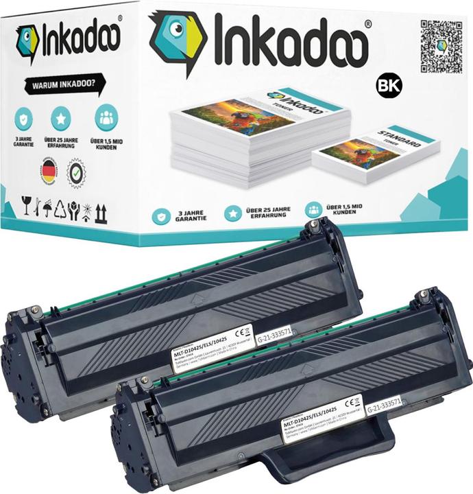 Produktbild Inkadoo Kompatibel Toner für Samsung SCX-3200 Series enthält 2x Tonerkartusche (BK)