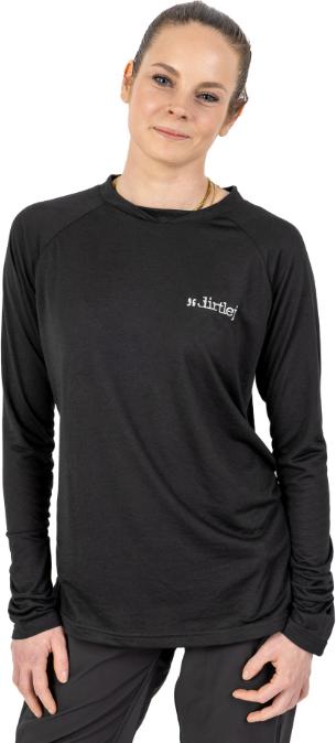 dirtlej Mountee Ladies Long, Longsleeve Jersey, black