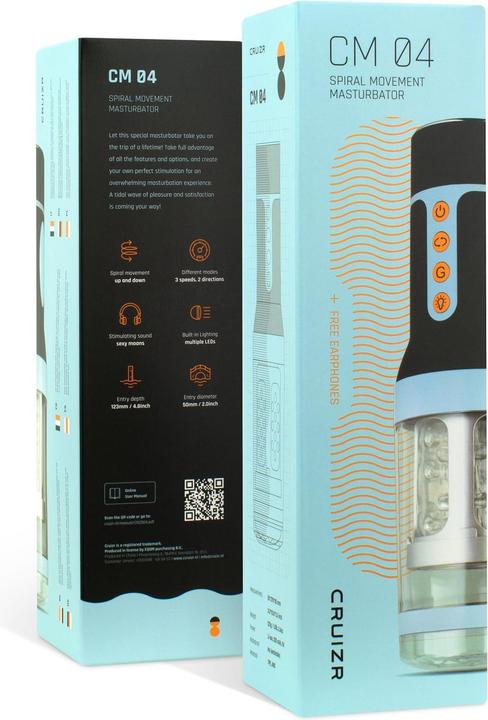 Actual product image Cruizr CRZ004 Rotierender Masturbator