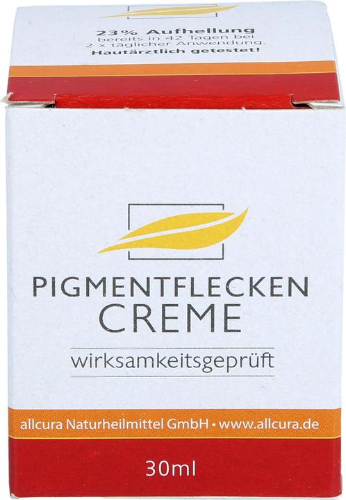 Produktbild Allcura Pigmentflecken Creme, 30 ml Creme (30 ml, 24h Creme)