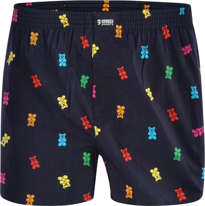 Immagine prodotto Happy shorts Boxer in tessuto dal taglio casual e confortevole (L, Confezione singola)