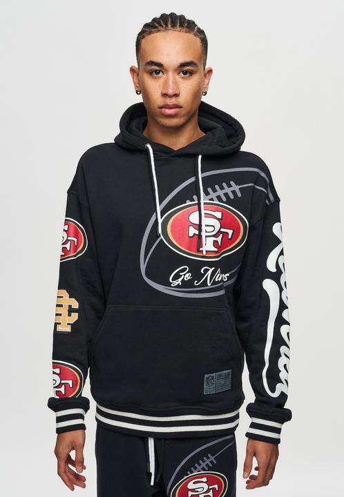 Immagine prodotto Recovered Re:covered Felpa con cappuccio in pile - PATCHES San Francisco 49ers (XXL)