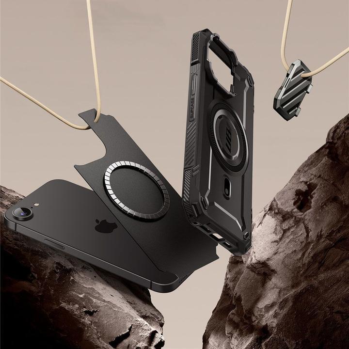 Image du produit Supcase - Unicorn Beetle XT MagSafe - iPhone 16e - Black (Apple iPhone 16e)