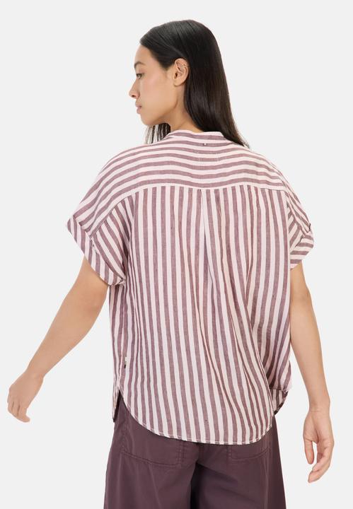 Immagine prodotto Camel Active Gestreifte Bluse aus Leinen-Lyocell-Mix (XS)