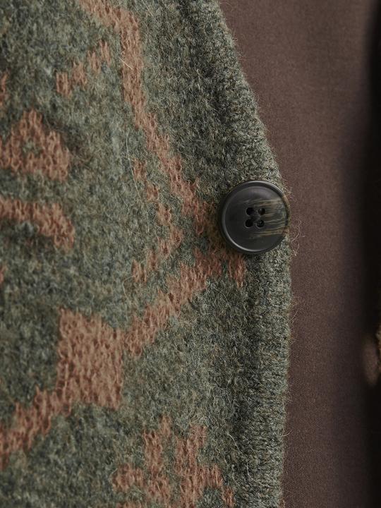 Produktbild Jack & Jones All Over Print Strickjacke Strickjacke (L)