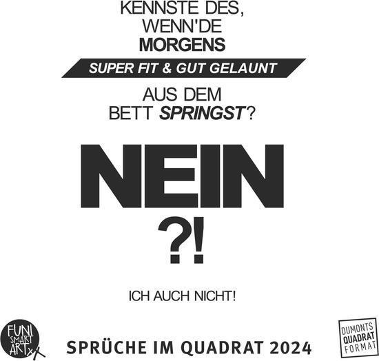 Produktbild Kal. 2024 FUNI Sprüche im Quadrat (24 x 24 cm, Deutsch)