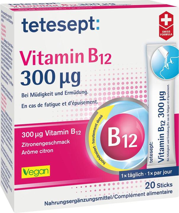 Actual product image Tetesept Vitamin B12 (12 Piece, Powder, 70 g)