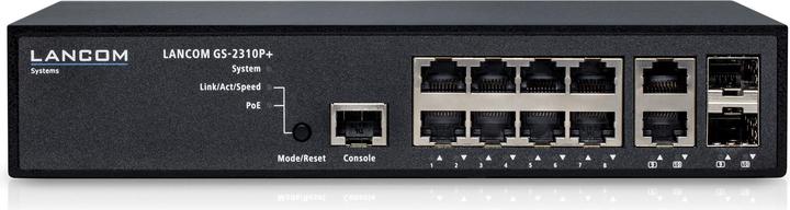 Actual product image Lancom Systems Gs-2310p+ Mg. Sw. 10p. (8 Ports)