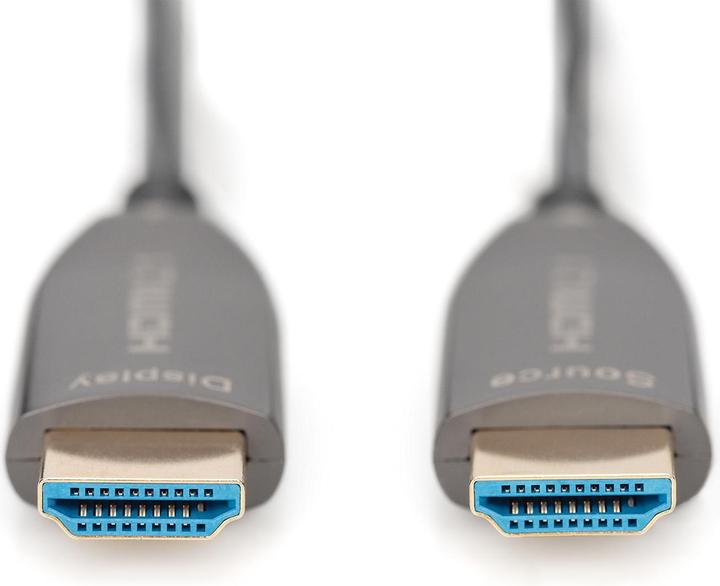 Image du produit Digitus Câble de fibre optique hybride HDMI AOC, UHD 8K, 20 m (20 m, HDMI)