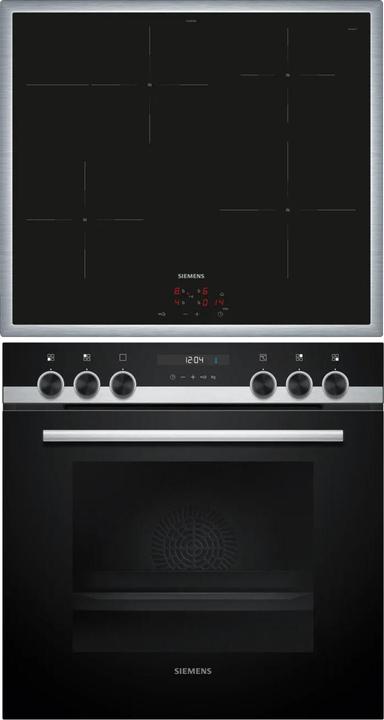 Actual product image Siemens Built-in cooker set, EI645CFB6E + HE517BBS4, built-in cooker, induction hob, EQ522IB01