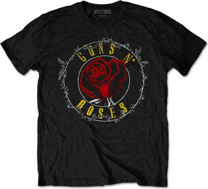 Universal Textiles Unisex Adult Paradise City Rose Circle T-Shirt (XXL)