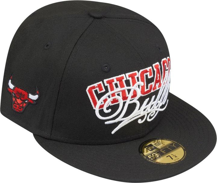 Produktbild New Era 59Fifty Fitted Cap - SCRIPT Chicago Bulls - 7 1/2 (7 1/2)