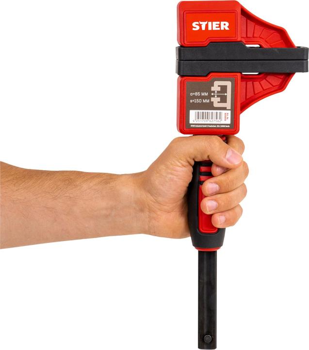 Produktbild Stier Kompaktzwinge 150 mm Spannweite 85 mm Ausladung (150 mm)