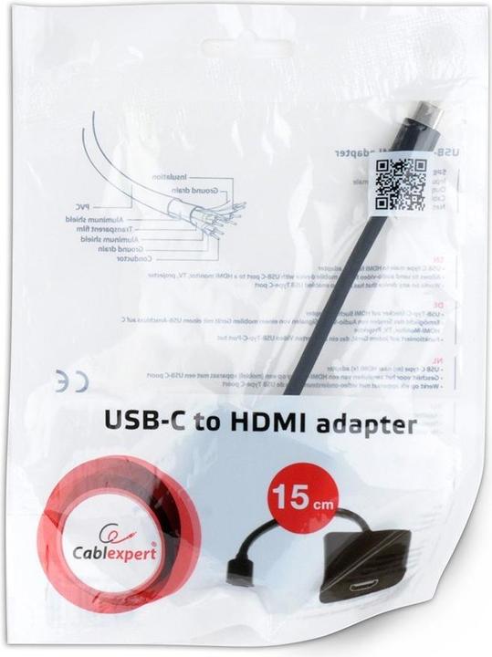 Produktbild Gembird USB-C zu HDMI-Adapter (USB Typ-C, 2.50 cm)