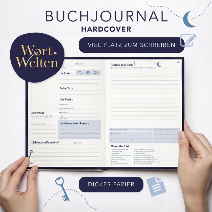 Produktbild Buchjournal XXL für Buchliebhaber | 100 Bücher tracken und bewerten | Das Buch Tagebuch für Erwachse (Deutsch, Lisa Wirth, 2024)