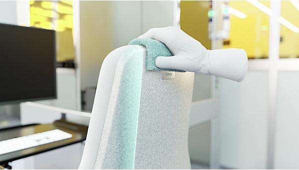 Actual product image Bimos TEXON cleanroom industrial swivel chair