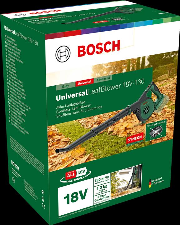 Produktbild Bosch Home & Garden UniversalLeafBlower 18V-130 (Akkubetrieb, Laubbläser)