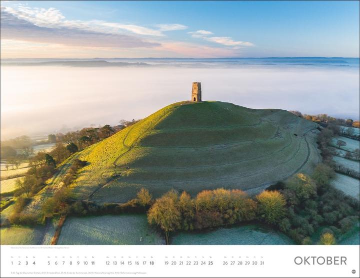 Produktbild Orte der Kraft Posterkalender 2026 (44 x 34 cm, Harter Einband, Deutsch)