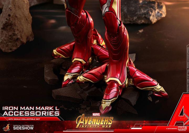 Actual product image Hot Toys Marvel: Iron Man Mk L Accessories Set HT-EX 1:6 Scale Figure