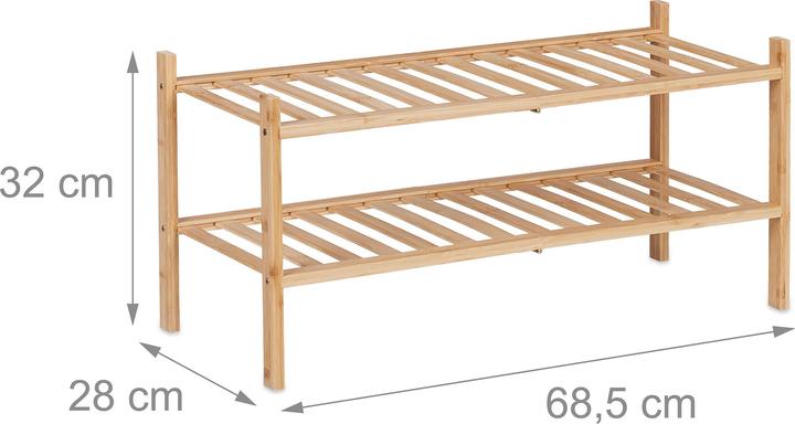 Productafbeelding Relaxdays Schoenenrek (68,5 x 28 x 32 cm)