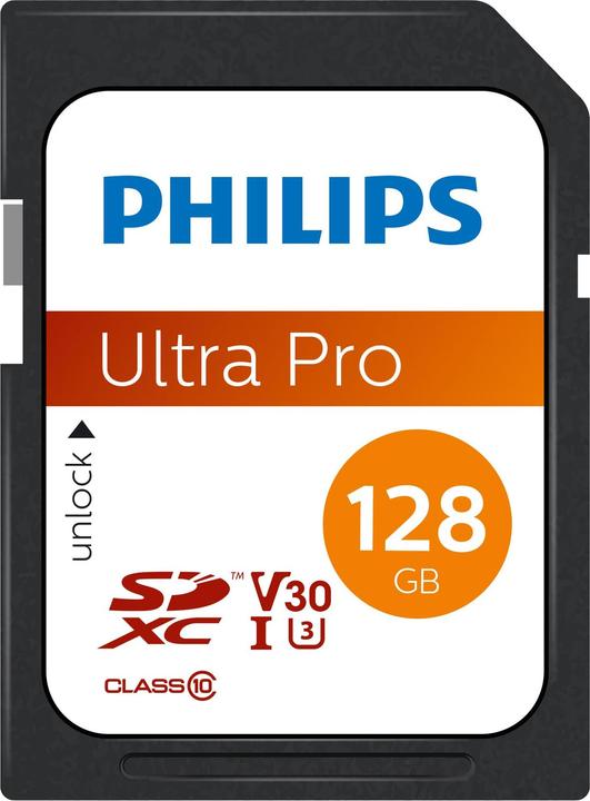 Immagine prodotto Philips Scheda SDXC 128GB Classe 10 UHS-I U3 V30 A1 (128 GB, SDXC, U3, UHS-I)