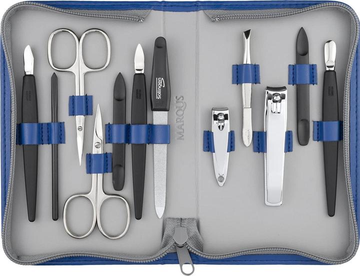 MarQus Maniküre-Set 12 teilig, Blau