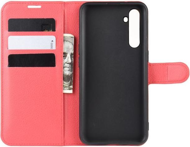 Actual product image MU Classic Litchi Leather Bookcover Series (Realme XT, Realme X2)