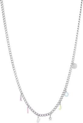 Liu Jo Playful Steel Necklace With Pendants Icona Lj1716