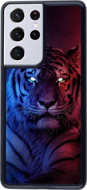 Image du produit PhoneLook Coque Tiger Blue Red (Samsung Galaxy S21 Ultra 5G)