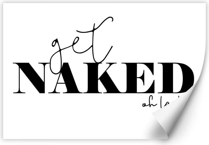 Produktbild Trenddeko Get naked (150 x 100 cm)