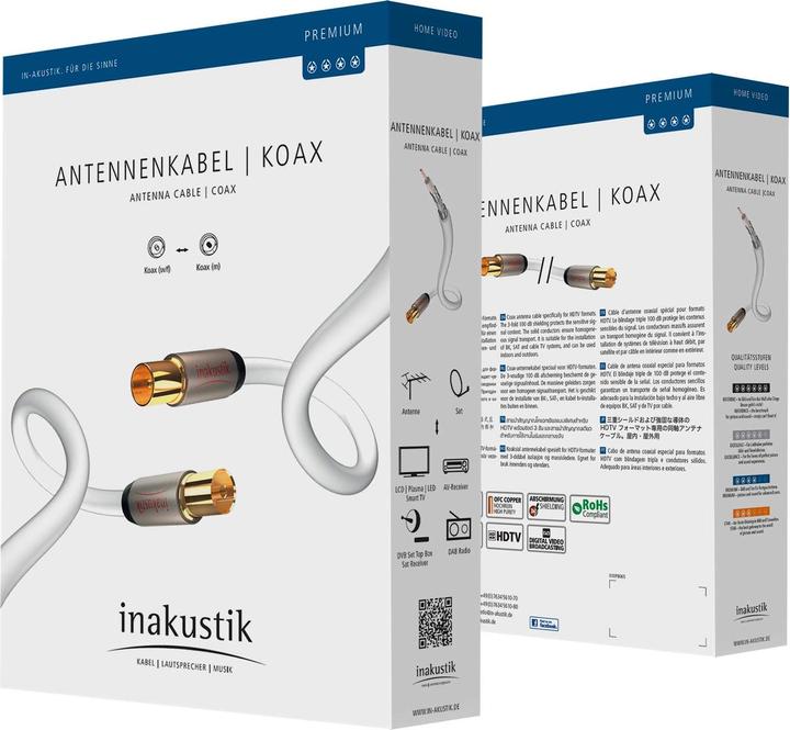 Actual product image Inakustik Premium antenna cable (100 dB, Antenna cable)