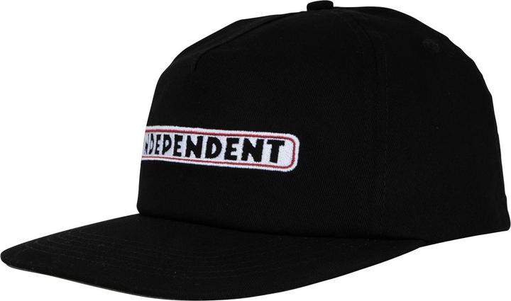 Actual product image Independent Bar Logo Unstructured Snapback