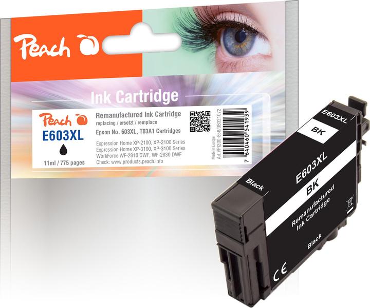 Peach Tinte Epson No 603XL (T03A1) Black (BK)
