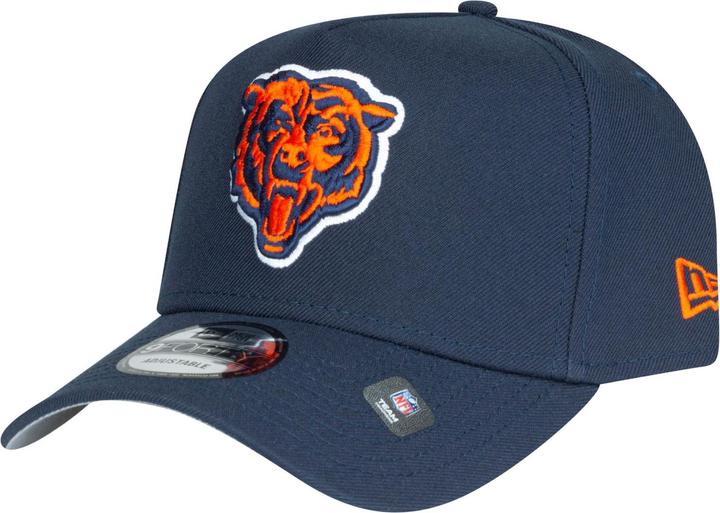 New Era 9Forty A-Frame Cap - Chicago Bears Head Navy (One Size)