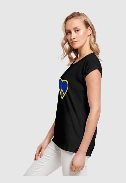 Immagine prodotto Merchcode Maglietta da donna Peace - Heart Peace Basic - 173311 (XS)