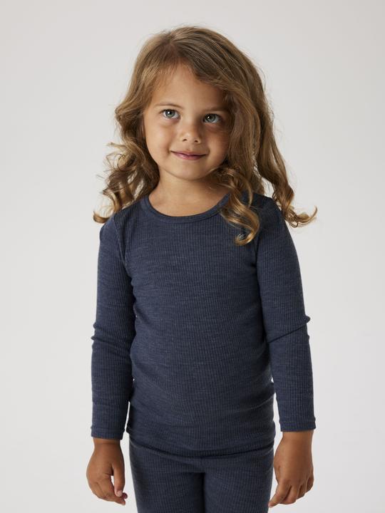 Actual product image Name it Nmnwax Wool Rib Ls Top Noos (104)