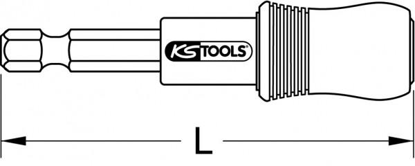 Actual product image KS Tools 1/4 2in1 quick change bit holder (1/4")