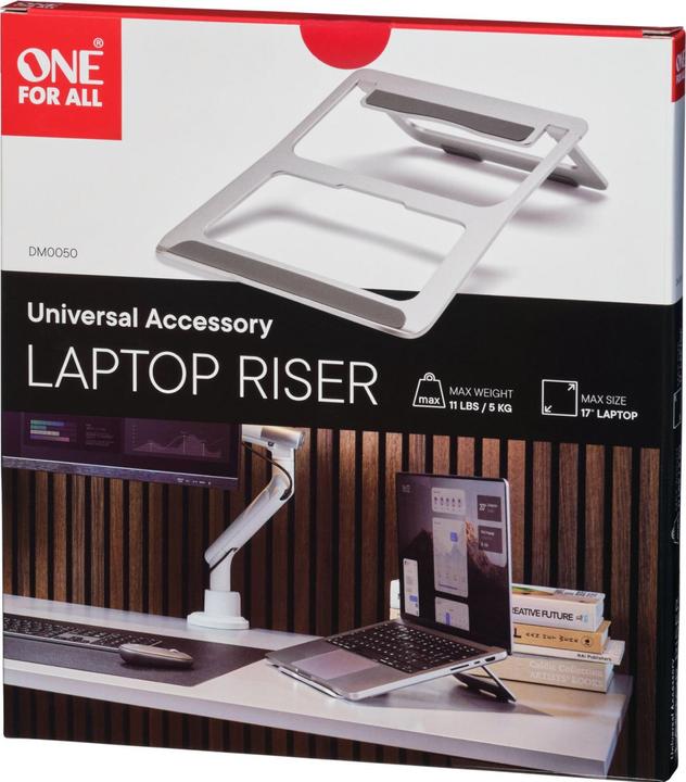 Actual product image One for All Travel laptop stand aluminium DM 0050
